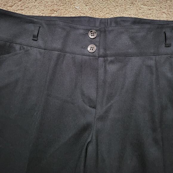 Per Se Black Wool Dress Pants/Trousers - US 16/UK 18 - NEW - Picture 3 of 9